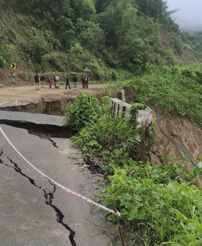 Heavy rainfall on July 19 has triggered landslides, mudslides and flash floods across Longleng district.